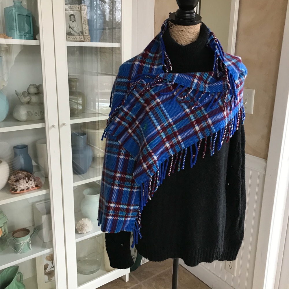 POLO Ralph Lauren 100% Merino Wool 58”x14”